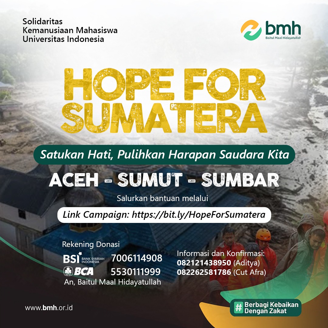 Mahasiswa Kesejahteraan Sosial Universitas Indonesia x BMH